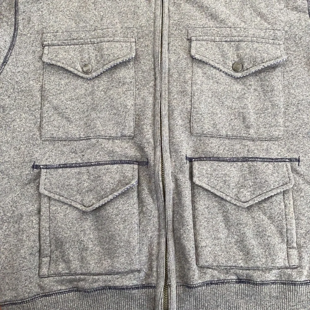 Canterbury of New Zealand Full zip Men's Utility sweatshirt/jacket, Large, Gray - Picture 2 of 7